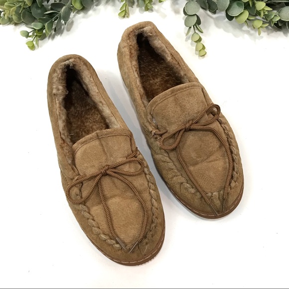 sherpa lined moccasins